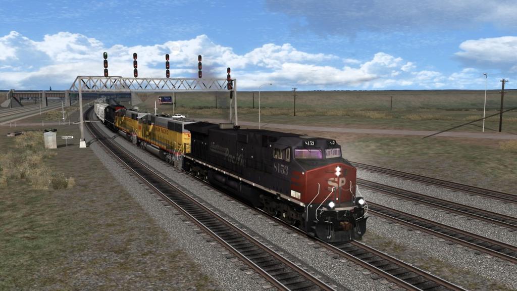 2 Heavy traffic volume has required Union Pacific to operate an extra manifest freight between Denver's North Yard and Green River, Wyoming and you are the engineer of UP Extra 3200 West with a
