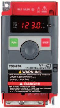 Toshiba frequency inverter product family VF-nC3 VF-MB VF-S VF-FS VF-PS VF-AS The