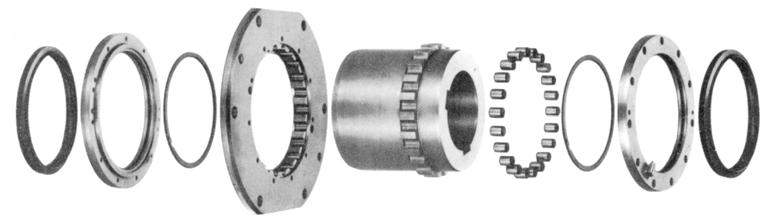 Application Description JAURE TCB barrel couplings are recommended for installation in crane lifting mechanisms, to connect the cable drum with the gearbox output shaft, as well as in winch conveyors