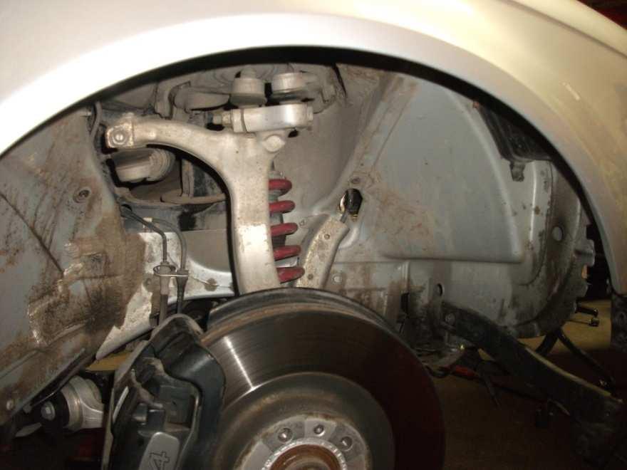 47. Remove passenger side tire and passenger side inner fender.