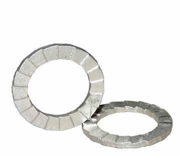 Nord-Lock Washers may arrive as shown: When