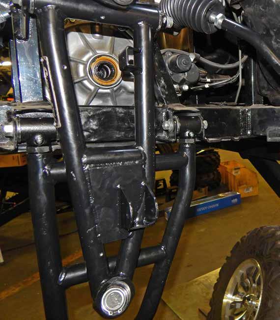 Upper A-Arm bolts must be installed as shown K E install over
