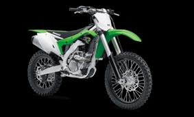 COMES CLOSE TO THE CHAMPIONSHIPWINNING POWER AND RACE-READY TECHNOLOGY OF THE KAWASAKI KX250F.