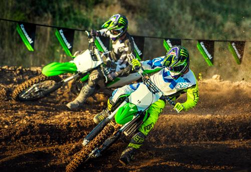 The tradition continues in the updated 2018 KX250F, The Bike That Builds Champions.