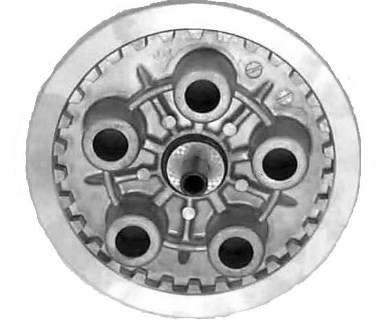 The 3rd and 4th gears are also made of a higher grade steel to deal with the increased load.