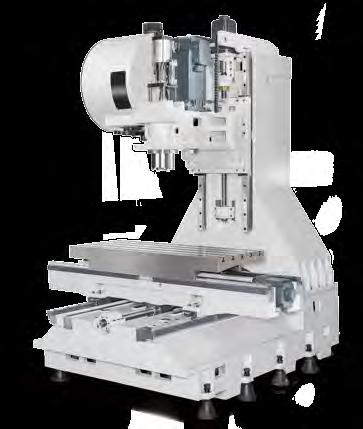15,000 rpm high speed direct-drive spindle provides machinig capability of high precision molding or components.