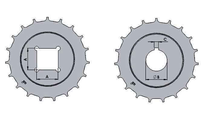 FILL IN THE TECHNICL FORM CUSTOM-MDE SPROCKETS Belt type: : square