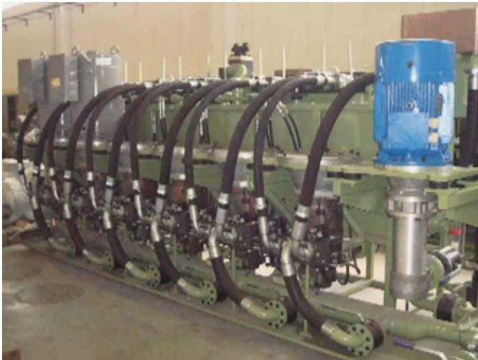 Hydraulic Power Packs Item Descrition Enquiry 1 Make / Model Made in Italy 2 Number of hydraulic power units 1 3 Electrical motors 12 4 Cooling system Water cooled 5 Number of gear pumps 12 6 Maximum