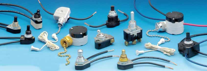 table of contents Switches Quick uide to Switches....................................... J2-J3 Push Switches.............................................. J4-J7 Single Pole ON-OFF.