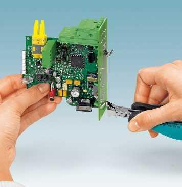 Hand tools MICROFOX electronics pliers Notes: regarding cutting capacity, see www.phoenixcontact.