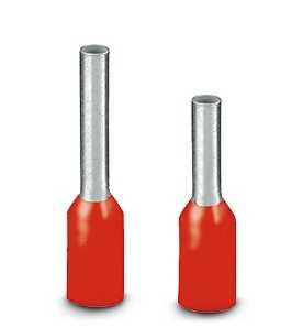 i j COMBICON accessories Ferrules Ferrules with insulating collar, according to DIN 46228-4 The ferrules with plastic sleeve are made from soft tin-plated electrolytic copper The insulation