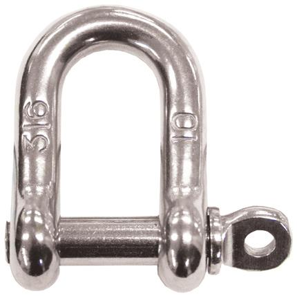 16 - Shackles - Stainless Steel Sinox Marine Stainless Steel Our range of SINOX MRINE stainless steel shackles, snap hooks and rigging hardware is high quality hardware, made in TIN from genuine 316
