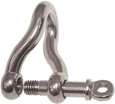 R2609 Shackle key RIGGING RRE ire Rope Grips - Galvanised Electro-galvanised wire rope grips in a range of sizes from 3.2mm (1/8") to 13mm (1/2").