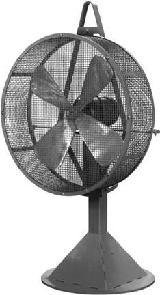 THE WARREN INDUSTRIAL MAN-COOLER TRUFLO Fan FAN AND GUARD SPECIFICATIONS Pedestal, Column, Wall and Caster Mounted Models Propeller Sizes Include 24", 30" and 36" Also 12" & 18" Crane Cab Fans TRUFLO
