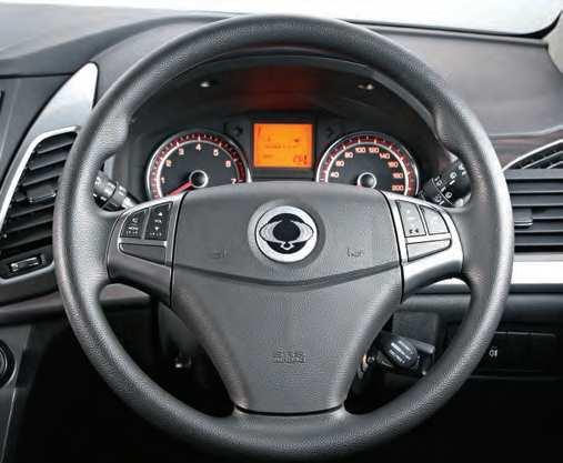 steering wheel and Eco-cruise control are all provided,