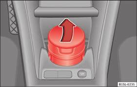 Ensure that no bottles or other object are dropped in the driver footwell, as they could get under the pedals and obstruct their working.
