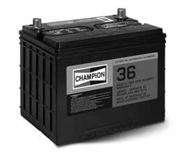 AUTOMOTIVE BATTERIES AUTOMOTIVE BATTERIES True power meets the increasing energy demands of today s vehicles and is backed by a free-replacement warranty of 18, 30, 36, or 48 months.