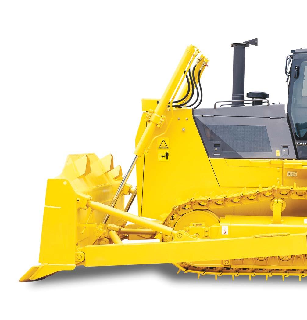 D85-15 C RAWLER D OZER WALK-AROUND Komatsu-integrated design for the best value, reliability, and versatility. Hydraulics, power train, frame, and all other major components are engineered by Komatsu.