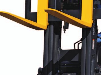 This function is useful to reduce speeds in tight spaces or to keep the forklift