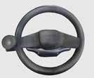 holder. Steering Wheel The steering wheel has a compact design that reduces operator fatigue.