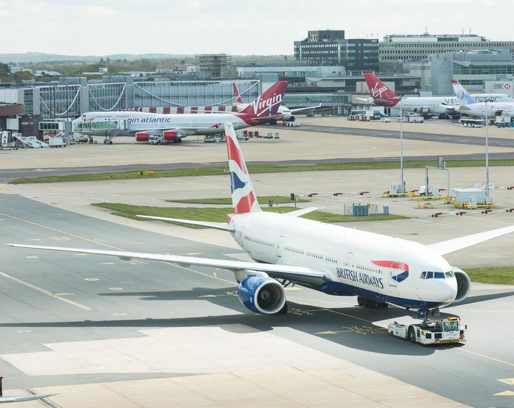 Projects London Gatwick Airport, England Gatwick Airport is the busiest single runway airport in the world, and as such has been pursuing a programme of stand reconfiguration and pier extensions to