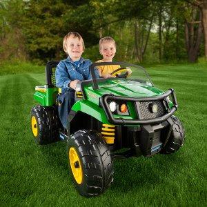 We take the hassle out of ordering online and importing into Bermuda... We will get it for you!!!!!! Electric 4 wheeled vehicle suggested options Peg Perego John Deere Gator XUV, Green $982.