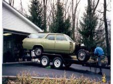 Now I had a plan, and needed to find a wagon. I found a 1971 in Tennessee. Chuck Hanson checked it out and said "It isn t that bad". I went and picked it up. WOW. It had Power Brakes and Factory Air.