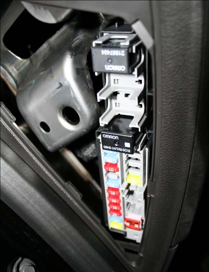 To Disable 12V System (continued) If you can not access the 12 Volt cable in the rear compartment area.