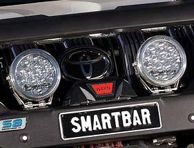 Driving Light Mounts: The SmartBar is supplied with an accessory bracket to mount driving