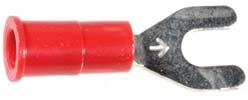 22-18 WIRE RANGE - RED Nylon Insulated, Funnel Entry 396171 Stud Size #4-#6 396172 Stud Size #8-#10 396170-500 Box 500 396173 Stud