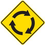 What does this sign mean? A. Tunnel B. Roundabout C.