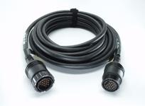 The Mega 4Bank Extension cable X19-25M X19-A9M X19-A7M Up to 75 feet (3 x 25ft) of extension cable can be used between the fixture and