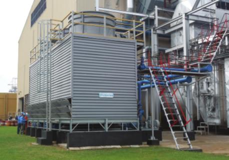 ITE, Singapore EC-S Series Cooling Towers are designed and provided with high quality v-belt & pulley drive system or right-angle