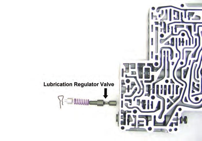 Bushing, bearing, planetary gear failure and transmission overheating are usually caused by lack of lube. A worn lubrication regulator control valve and bore (figure 7) may cause these problems.