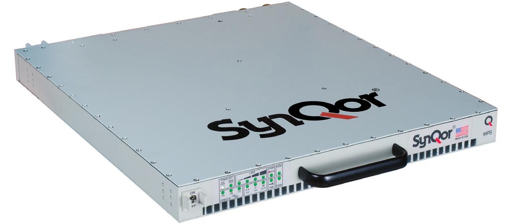 The output voltage droops for system stability and for load sharing when units are in parallel.