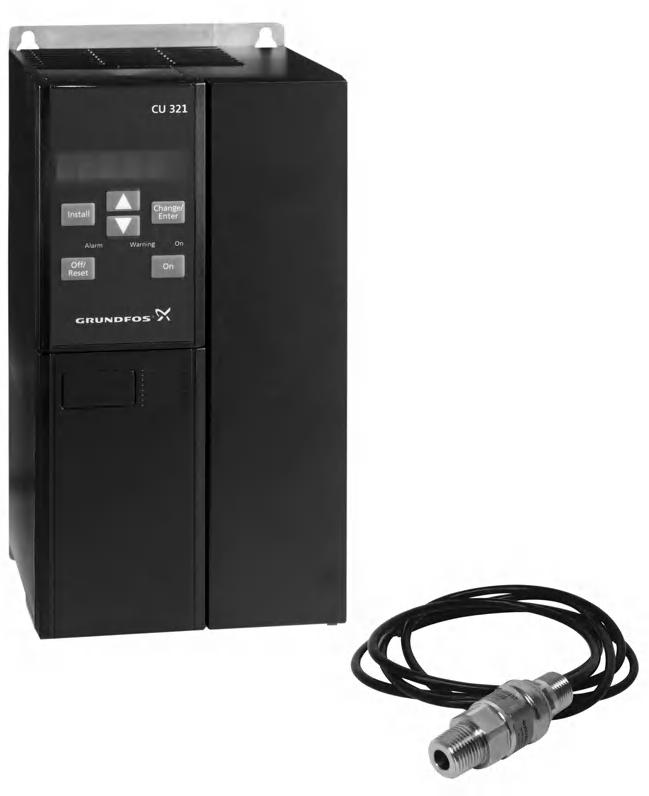CU 321 variable frequency drive CU 321 variable frequency drive Features Complete solution from one manufacturer Easy setup: simply select pump model and choose pressure setpoint Four pump choices: