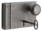 LBIT) 0406 Cover Plate 5753 Emergency key s/b stored in readily accessible place Entrance Rim Locks Dead bolt by key outside and slide bolt inside 6757 Cylinder Cover Plate* * Only in case of 5704.