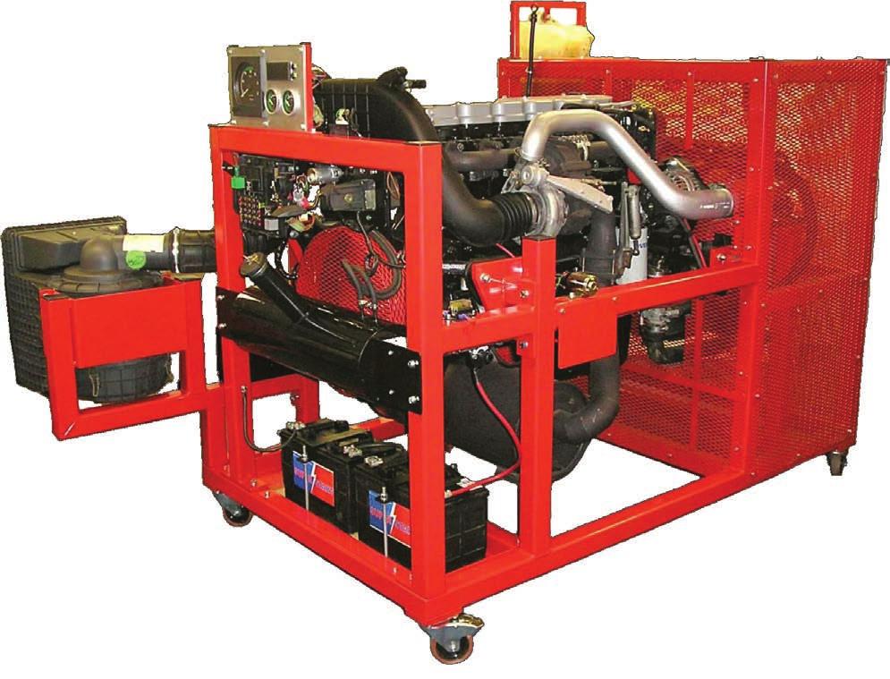 Medium/Heavy Vehicle Rigs Hardware 6-Cylinder Truck Diesel Engine (Common Rail) Trainer (776-01/6C) This trainer provides the instructor with a complete working 6-cylinder heavy vehicle diesel engine