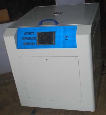 Technosys Refrigerated Centrifuge: Capacity : 6 / 12 Bags Features Fully Automatic with Touch Screen Memory Programmable Memory with tamper proof facility.