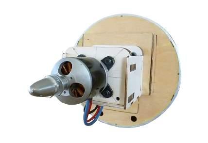 of the motor box using two-sided tape