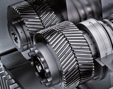 Technical features TIMING GEARS External double helical gear for efficient power transmission Oil