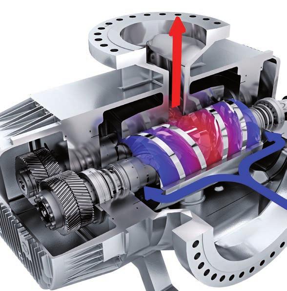 Overview L4 pumps DESIGN AND OPERATION L4 PUMPS L4 Pumps are selfpriming screw pumps with two screws in double volute and hydraulically balanced design.