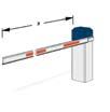 5 m steel barrier stand aluminium, rubber padded bottom edge centre manual up to 12.