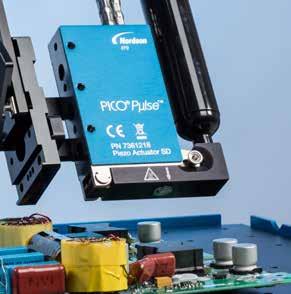 Precision non-contact dispensing Nordson EFD s PICO Pµlse system is a non-contact jetting system capable of dispensing a wide variety of fluids at speeds