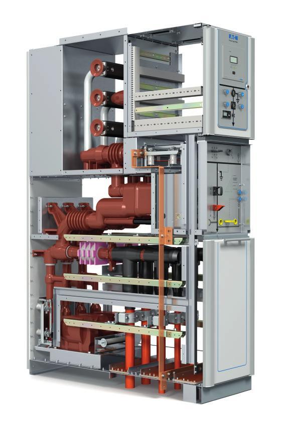 FMX Smart, Innovative Design offers Economic and Reliable Solution Power Xpert FMX is Eaton's IEC single busbar, solid- and air-insulated medium voltage switchgear system, for use up to 24 kv.