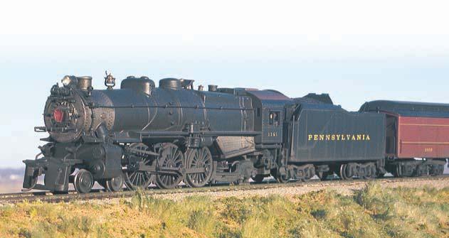 STEAM LOCOMOTIVES K4 4-6-2 Pacific Performs best on 22" radius curves or greater. Standard Pack: 6 $210.