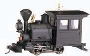 STEAM LOCOMOTIVES Porter 0-4-0 Steam Locomotive Performs best on 18" radius curves or greater. Standard Pack: 6 $275.