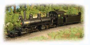 STEAM LOCOMOTIVES 2-6-6-2 Articulated Locomotive with Tender Performs best on 18" radius curves or greater. Standard Pack: 6 $575.
