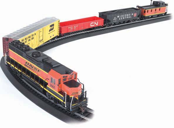 ELECTRIC TRAIN SETS Speed Controller with Plug-In Wiring Signal Bridge 24 Telephone Poles 48 Railroad & Street Signs 47" x 38" Oval 36 Assorted Figures Rail Chief an E-Z Track set with E-Z Mate