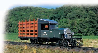 MOTIVE POWER Rail Truck Performs best on 15" radius curves or greater. Standard Pack: 6 $175.